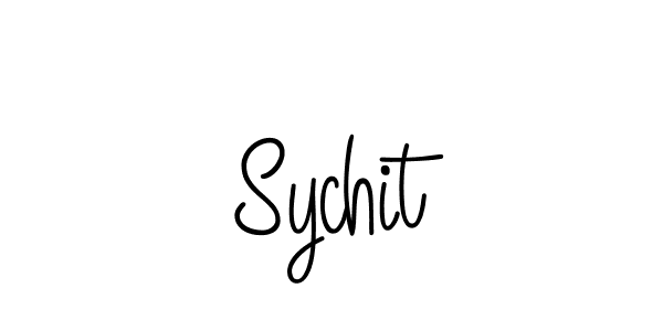 if you are searching for the best signature style for your name Sychit. so please give up your signature search. here we have designed multiple signature styles  using Angelique-Rose-font-FFP. Sychit signature style 5 images and pictures png