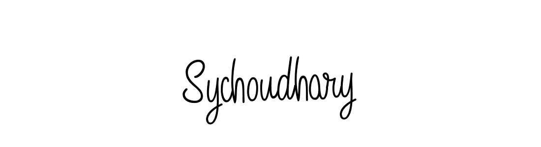 How to make Sychoudhary signature? Angelique-Rose-font-FFP is a professional autograph style. Create handwritten signature for Sychoudhary name. Sychoudhary signature style 5 images and pictures png