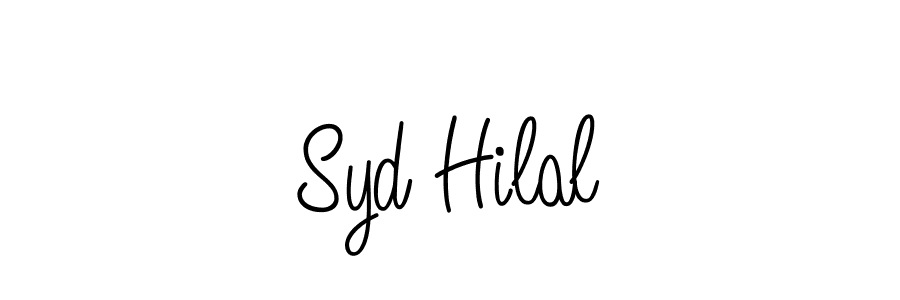 How to Draw Syd Hilal signature style? Angelique-Rose-font-FFP is a latest design signature styles for name Syd Hilal. Syd Hilal signature style 5 images and pictures png