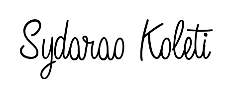 Practice writing Sydarao Koleti with the flow of Angelique-Rose-font-FFP lettering. A fantastic source of inspiration for developing your personal signature style. Sydarao Koleti signature style 5 images and pictures png