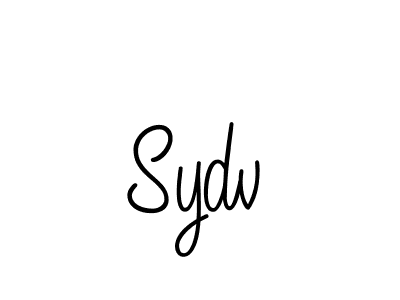 How to make Sydv name signature. Use Angelique-Rose-font-FFP style for creating short signs online. This is the latest handwritten sign. Sydv signature style 5 images and pictures png