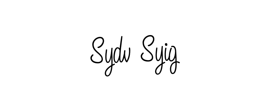 How to make Sydv Syig name signature. Use Angelique-Rose-font-FFP style for creating short signs online. This is the latest handwritten sign. Sydv Syig signature style 5 images and pictures png