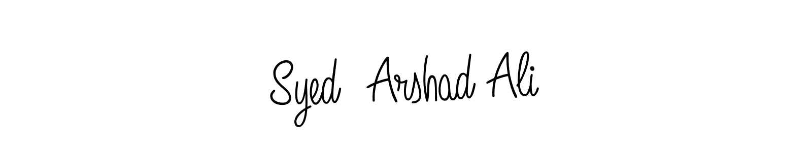 Similarly Angelique-Rose-font-FFP is the best handwritten signature design. Signature creator online .You can use it as an online autograph creator for name Syed  Arshad Ali. Syed  Arshad Ali signature style 5 images and pictures png