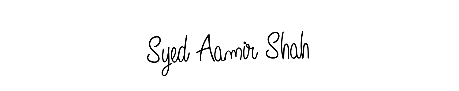 This is the best signature style for the Syed Aamir Shah name. Also you like these signature font (Angelique-Rose-font-FFP). Mix name signature. Syed Aamir Shah signature style 5 images and pictures png