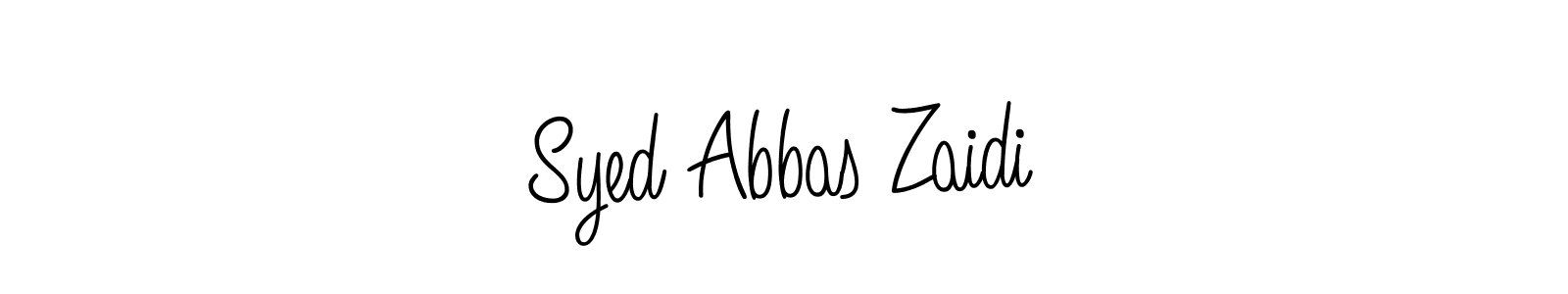 Similarly Angelique-Rose-font-FFP is the best handwritten signature design. Signature creator online .You can use it as an online autograph creator for name Syed Abbas Zaidi. Syed Abbas Zaidi signature style 5 images and pictures png