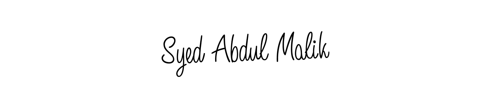 Once you've used our free online signature maker to create your best signature Angelique-Rose-font-FFP style, it's time to enjoy all of the benefits that Syed Abdul Malik name signing documents. Syed Abdul Malik signature style 5 images and pictures png