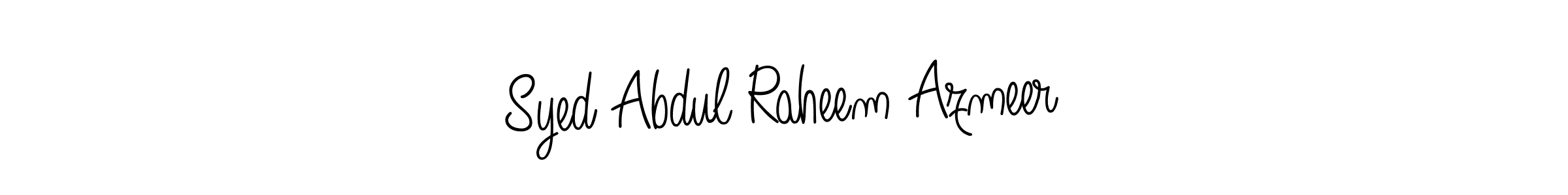 Check out images of Autograph of Syed Abdul Raheem Azmeer name. Actor Syed Abdul Raheem Azmeer Signature Style. Angelique-Rose-font-FFP is a professional sign style online. Syed Abdul Raheem Azmeer signature style 5 images and pictures png