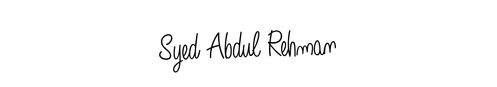 Make a short Syed Abdul Rehman signature style. Manage your documents anywhere anytime using Angelique-Rose-font-FFP. Create and add eSignatures, submit forms, share and send files easily. Syed Abdul Rehman signature style 5 images and pictures png