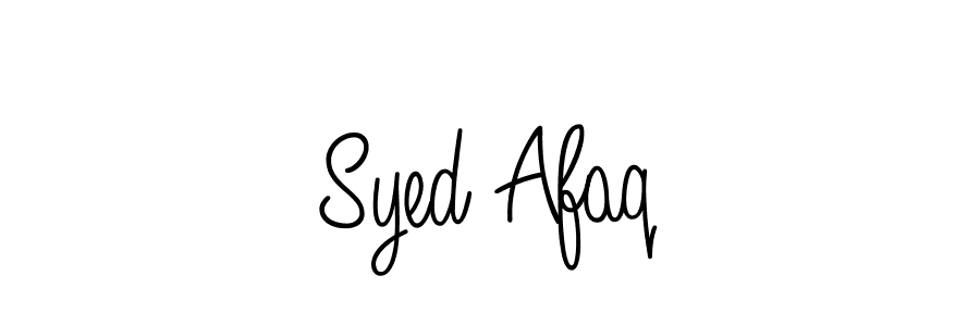 Create a beautiful signature design for name Syed Afaq. With this signature (Angelique-Rose-font-FFP) fonts, you can make a handwritten signature for free. Syed Afaq signature style 5 images and pictures png