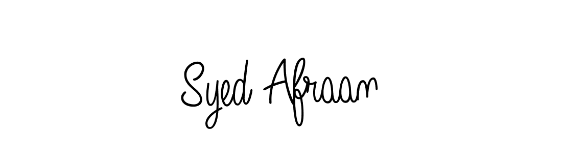 The best way (Angelique-Rose-font-FFP) to make a short signature is to pick only two or three words in your name. The name Syed Afraan include a total of six letters. For converting this name. Syed Afraan signature style 5 images and pictures png