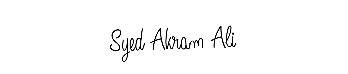 It looks lik you need a new signature style for name Syed Akram Ali. Design unique handwritten (Angelique-Rose-font-FFP) signature with our free signature maker in just a few clicks. Syed Akram Ali signature style 5 images and pictures png