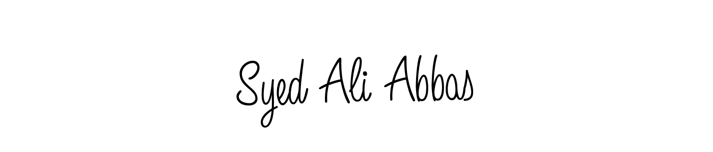 How to make Syed Ali Abbas signature? Angelique-Rose-font-FFP is a professional autograph style. Create handwritten signature for Syed Ali Abbas name. Syed Ali Abbas signature style 5 images and pictures png