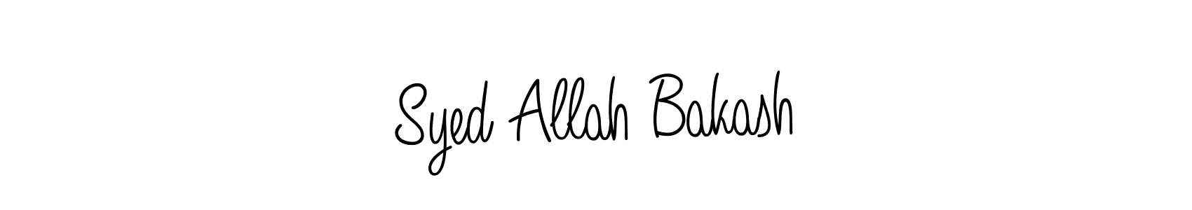 Syed Allah Bakash stylish signature style. Best Handwritten Sign (Angelique-Rose-font-FFP) for my name. Handwritten Signature Collection Ideas for my name Syed Allah Bakash. Syed Allah Bakash signature style 5 images and pictures png