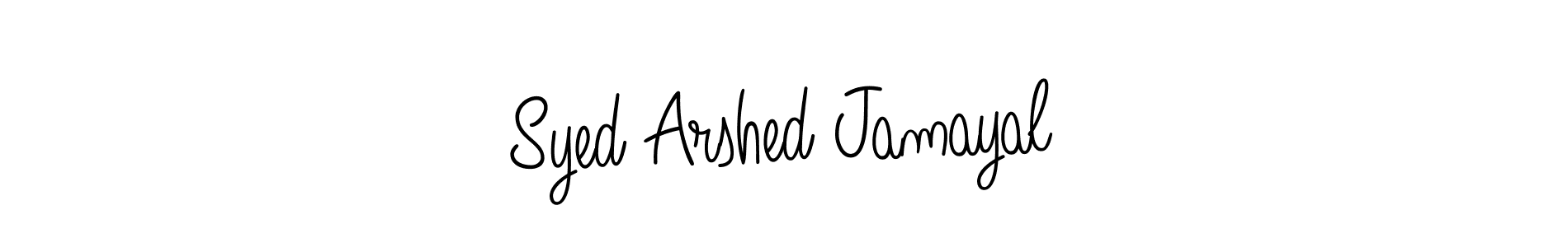 How to make Syed Arshed Jamayal signature? Angelique-Rose-font-FFP is a professional autograph style. Create handwritten signature for Syed Arshed Jamayal name. Syed Arshed Jamayal signature style 5 images and pictures png