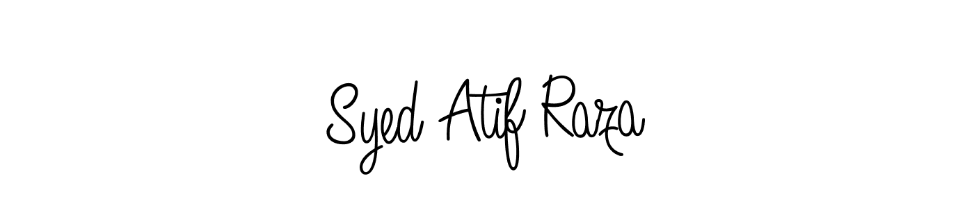 if you are searching for the best signature style for your name Syed Atif Raza. so please give up your signature search. here we have designed multiple signature styles  using Angelique-Rose-font-FFP. Syed Atif Raza signature style 5 images and pictures png