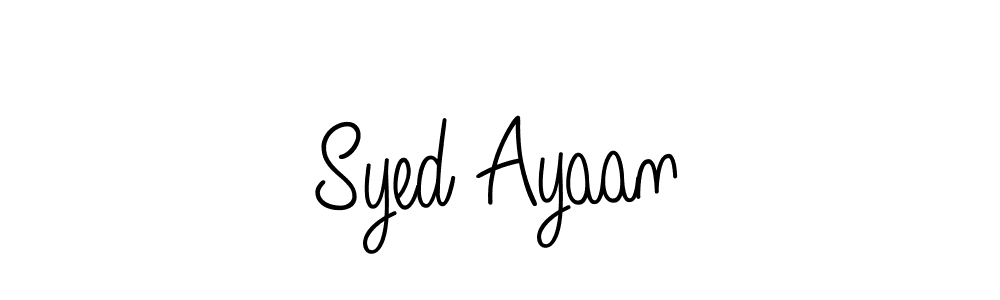 if you are searching for the best signature style for your name Syed Ayaan. so please give up your signature search. here we have designed multiple signature styles  using Angelique-Rose-font-FFP. Syed Ayaan signature style 5 images and pictures png