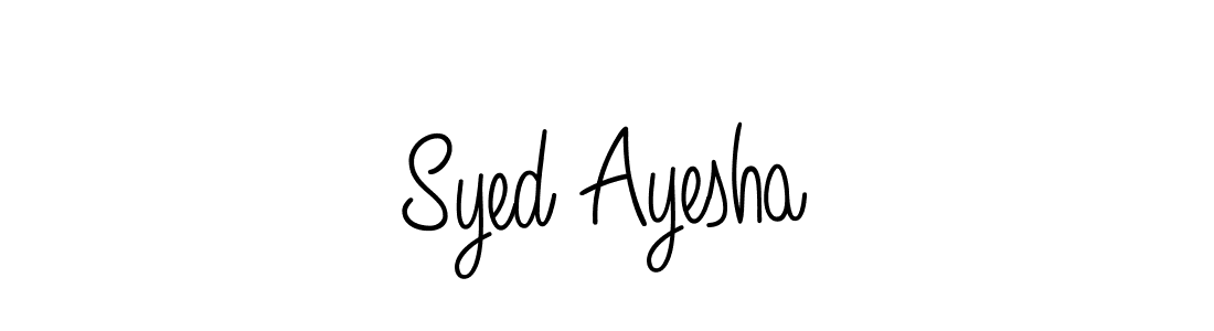 Make a short Syed Ayesha signature style. Manage your documents anywhere anytime using Angelique-Rose-font-FFP. Create and add eSignatures, submit forms, share and send files easily. Syed Ayesha signature style 5 images and pictures png