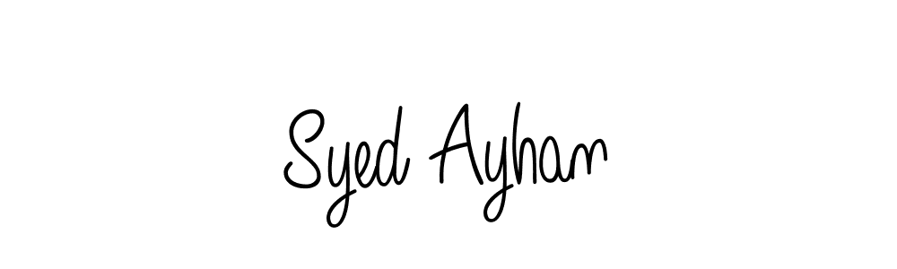 Best and Professional Signature Style for Syed Ayhan. Angelique-Rose-font-FFP Best Signature Style Collection. Syed Ayhan signature style 5 images and pictures png