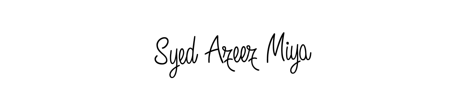 You can use this online signature creator to create a handwritten signature for the name Syed Azeez Miya. This is the best online autograph maker. Syed Azeez Miya signature style 5 images and pictures png