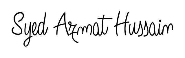 Make a beautiful signature design for name Syed Azmat Hussain. With this signature (Angelique-Rose-font-FFP) style, you can create a handwritten signature for free. Syed Azmat Hussain signature style 5 images and pictures png