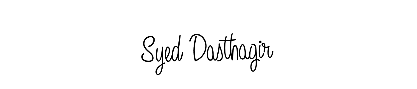 It looks lik you need a new signature style for name Syed Dasthagir. Design unique handwritten (Angelique-Rose-font-FFP) signature with our free signature maker in just a few clicks. Syed Dasthagir signature style 5 images and pictures png
