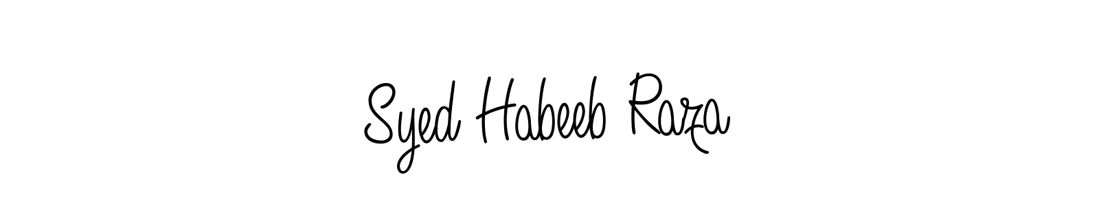 Make a beautiful signature design for name Syed Habeeb Raza. Use this online signature maker to create a handwritten signature for free. Syed Habeeb Raza signature style 5 images and pictures png