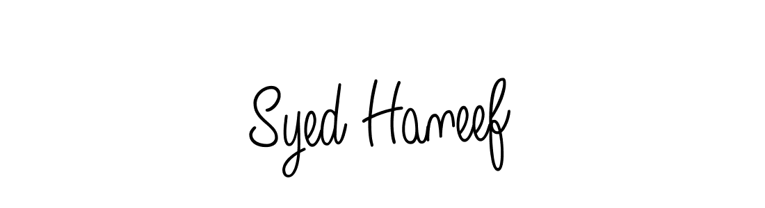 Make a beautiful signature design for name Syed Haneef. Use this online signature maker to create a handwritten signature for free. Syed Haneef signature style 5 images and pictures png