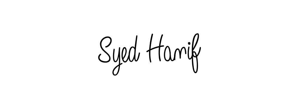 How to Draw Syed Hanif signature style? Angelique-Rose-font-FFP is a latest design signature styles for name Syed Hanif. Syed Hanif signature style 5 images and pictures png