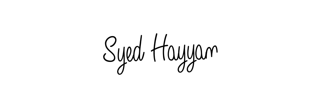 Check out images of Autograph of Syed Hayyan name. Actor Syed Hayyan Signature Style. Angelique-Rose-font-FFP is a professional sign style online. Syed Hayyan signature style 5 images and pictures png