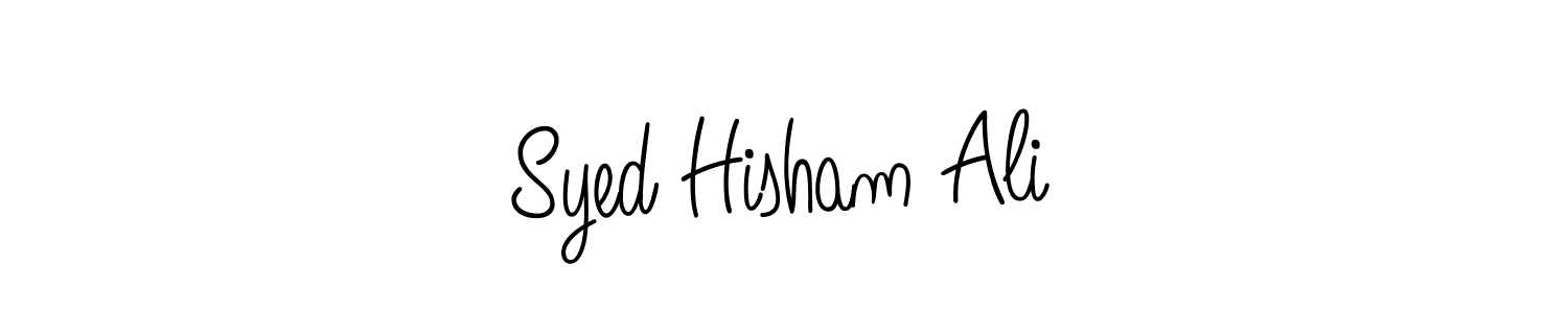 How to Draw Syed Hisham Ali signature style? Angelique-Rose-font-FFP is a latest design signature styles for name Syed Hisham Ali. Syed Hisham Ali signature style 5 images and pictures png