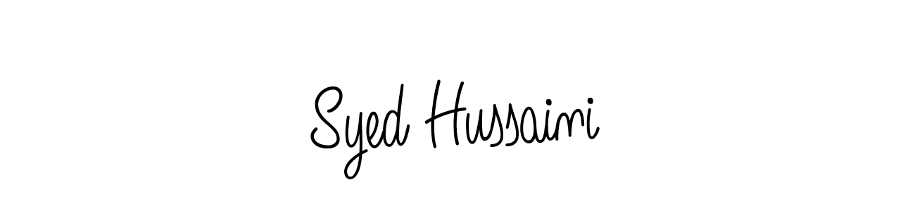 How to Draw Syed Hussaini signature style? Angelique-Rose-font-FFP is a latest design signature styles for name Syed Hussaini. Syed Hussaini signature style 5 images and pictures png
