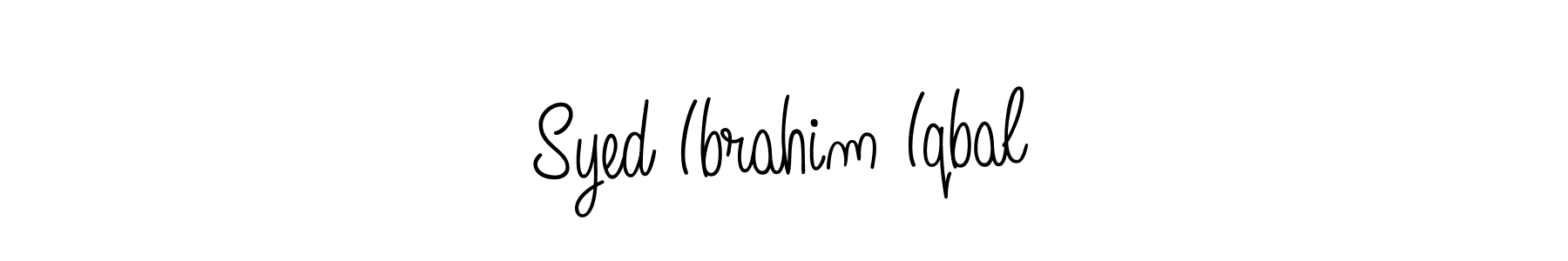 Make a beautiful signature design for name Syed Ibrahim Iqbal. Use this online signature maker to create a handwritten signature for free. Syed Ibrahim Iqbal signature style 5 images and pictures png