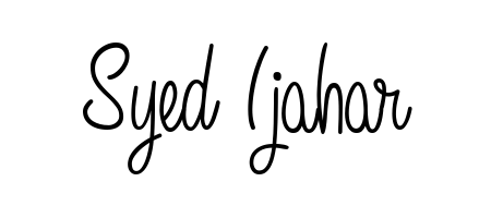 An effortless, minimalist signature concept for Syed Ijahar using Angelique-Rose-font-FFP design. Clean lines that look great on any document. Syed Ijahar signature style 5 images and pictures png