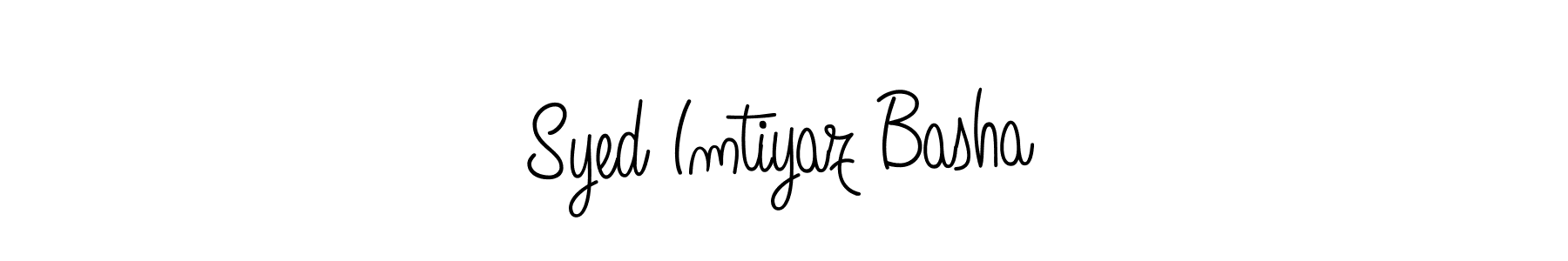 Syed Imtiyaz Basha stylish signature style. Best Handwritten Sign (Angelique-Rose-font-FFP) for my name. Handwritten Signature Collection Ideas for my name Syed Imtiyaz Basha. Syed Imtiyaz Basha signature style 5 images and pictures png