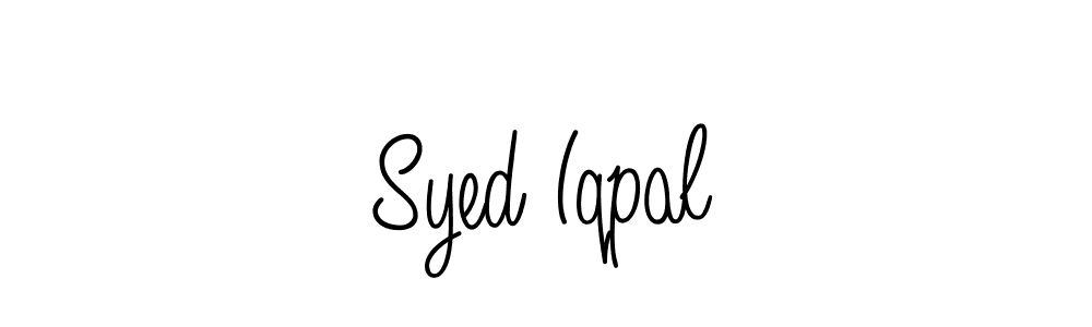 Design your own signature with our free online signature maker. With this signature software, you can create a handwritten (Angelique-Rose-font-FFP) signature for name Syed Iqpal. Syed Iqpal signature style 5 images and pictures png