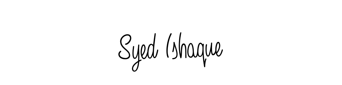 How to Draw Syed Ishaque signature style? Angelique-Rose-font-FFP is a latest design signature styles for name Syed Ishaque. Syed Ishaque signature style 5 images and pictures png