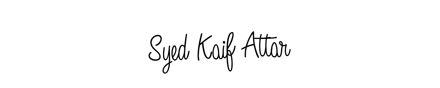 Also You can easily find your signature by using the search form. We will create Syed Kaif Attar name handwritten signature images for you free of cost using Angelique-Rose-font-FFP sign style. Syed Kaif Attar signature style 5 images and pictures png