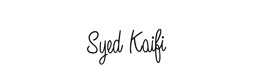 Create a beautiful signature design for name Syed Kaifi. With this signature (Angelique-Rose-font-FFP) fonts, you can make a handwritten signature for free. Syed Kaifi signature style 5 images and pictures png