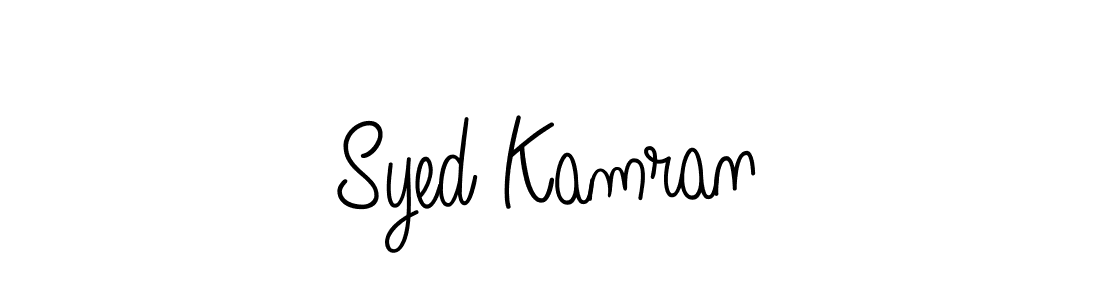 How to make Syed Kamran signature? Angelique-Rose-font-FFP is a professional autograph style. Create handwritten signature for Syed Kamran name. Syed Kamran signature style 5 images and pictures png