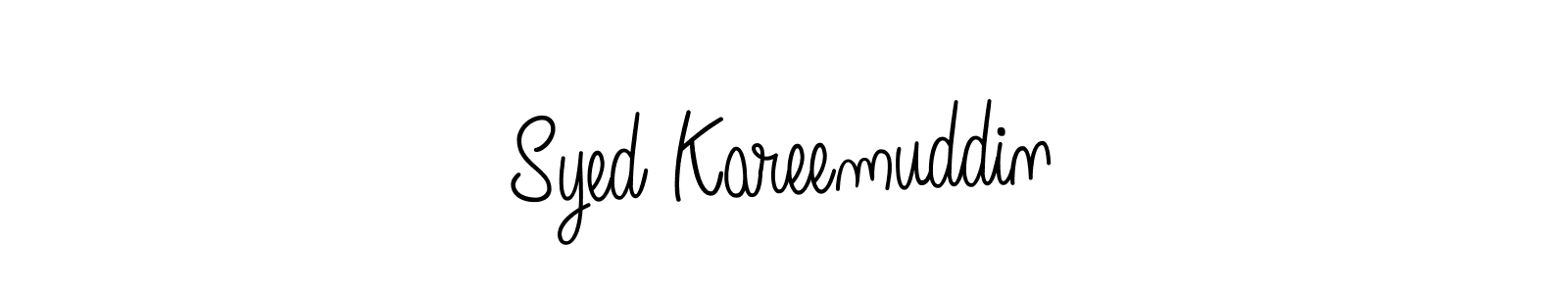 Once you've used our free online signature maker to create your best signature Angelique-Rose-font-FFP style, it's time to enjoy all of the benefits that Syed Kareemuddin name signing documents. Syed Kareemuddin signature style 5 images and pictures png
