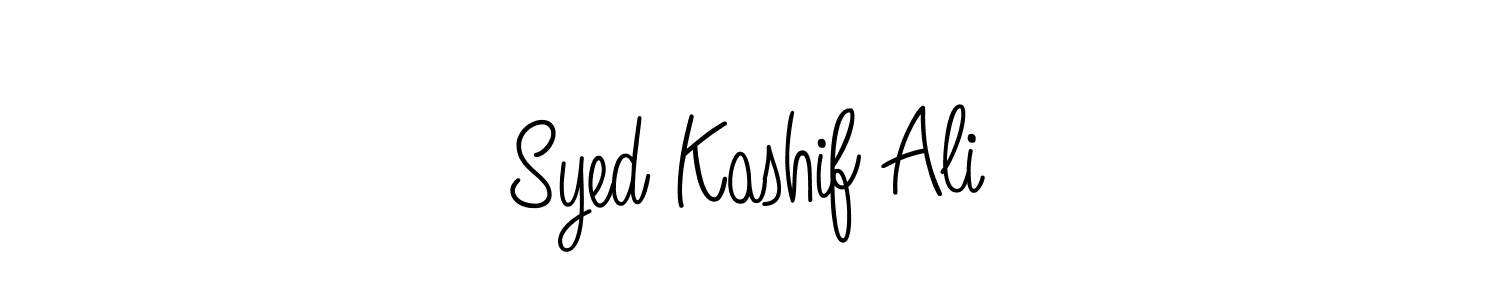 Syed Kashif Ali stylish signature style. Best Handwritten Sign (Angelique-Rose-font-FFP) for my name. Handwritten Signature Collection Ideas for my name Syed Kashif Ali. Syed Kashif Ali signature style 5 images and pictures png