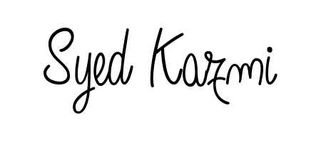 A stylish, flowing autograph style designed for name Syed Kazmi using Angelique-Rose-font-FFP typography. Perfect for digital creative projects. Syed Kazmi signature style 5 images and pictures png