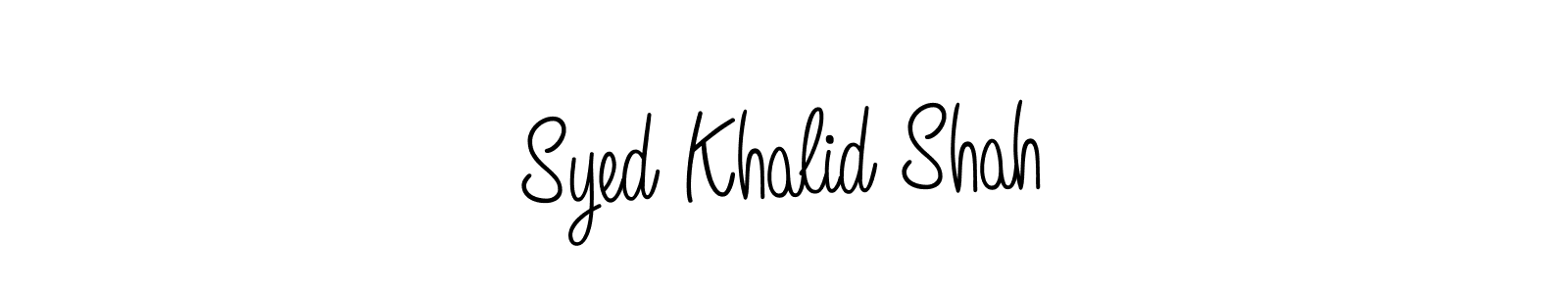 How to Draw Syed Khalid Shah signature style? Angelique-Rose-font-FFP is a latest design signature styles for name Syed Khalid Shah. Syed Khalid Shah signature style 5 images and pictures png