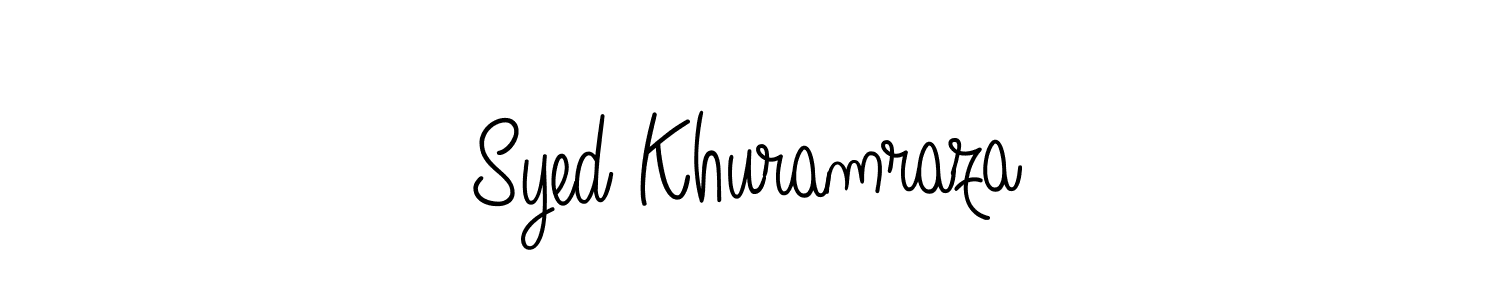 Make a beautiful signature design for name Syed Khuramraza. Use this online signature maker to create a handwritten signature for free. Syed Khuramraza signature style 5 images and pictures png