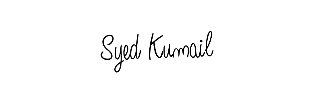 Make a beautiful signature design for name Syed Kumail. With this signature (Angelique-Rose-font-FFP) style, you can create a handwritten signature for free. Syed Kumail signature style 5 images and pictures png