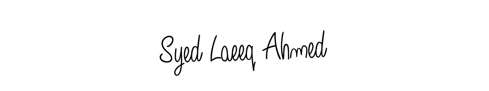 Also You can easily find your signature by using the search form. We will create Syed Laeeq Ahmed name handwritten signature images for you free of cost using Angelique-Rose-font-FFP sign style. Syed Laeeq Ahmed signature style 5 images and pictures png