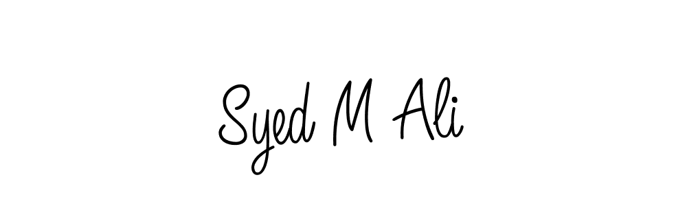 How to Draw Syed M Ali signature style? Angelique-Rose-font-FFP is a latest design signature styles for name Syed M Ali. Syed M Ali signature style 5 images and pictures png