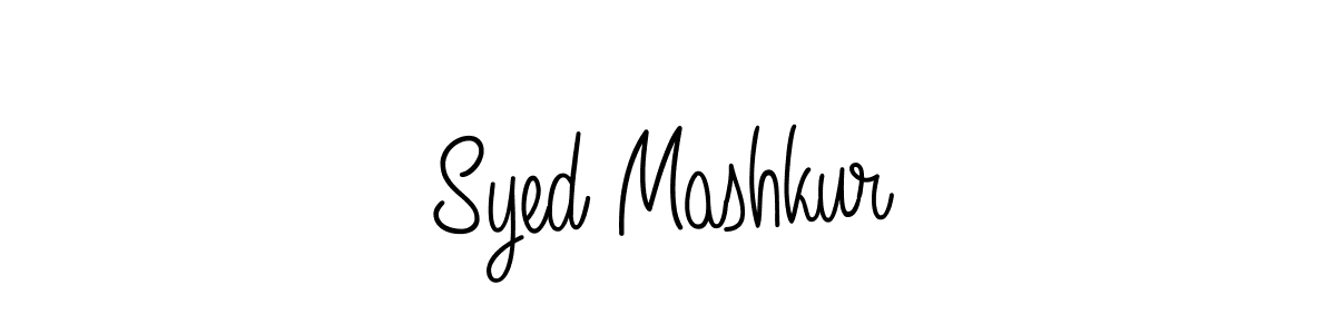 Syed Mashkur stylish signature style. Best Handwritten Sign (Angelique-Rose-font-FFP) for my name. Handwritten Signature Collection Ideas for my name Syed Mashkur. Syed Mashkur signature style 5 images and pictures png