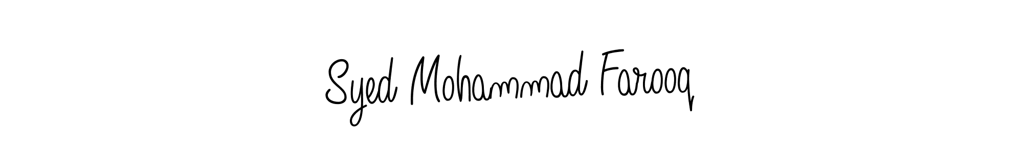 Syed Mohammad Farooq stylish signature style. Best Handwritten Sign (Angelique-Rose-font-FFP) for my name. Handwritten Signature Collection Ideas for my name Syed Mohammad Farooq. Syed Mohammad Farooq signature style 5 images and pictures png
