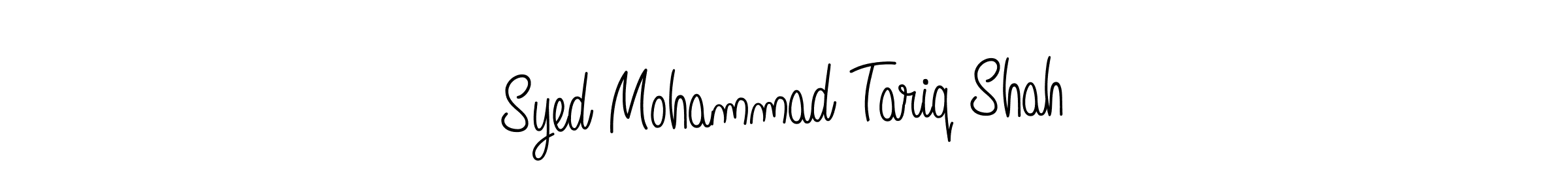 The best way (Angelique-Rose-font-FFP) to make a short signature is to pick only two or three words in your name. The name Syed Mohammad Tariq Shah include a total of six letters. For converting this name. Syed Mohammad Tariq Shah signature style 5 images and pictures png